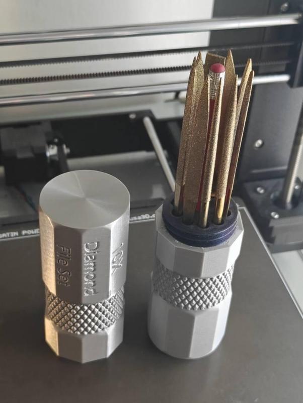 10 piece Diamond Needle File Case