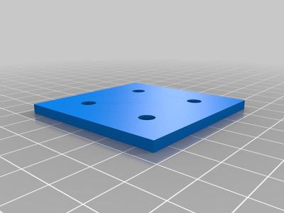 2 x 2 square magnetic base
