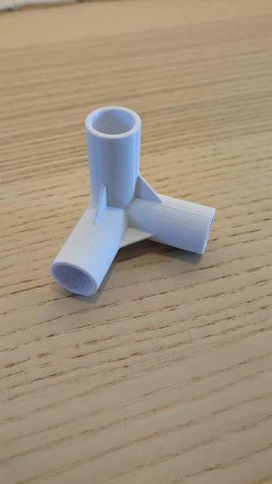 Pipe corner connector - 12.5 mm
