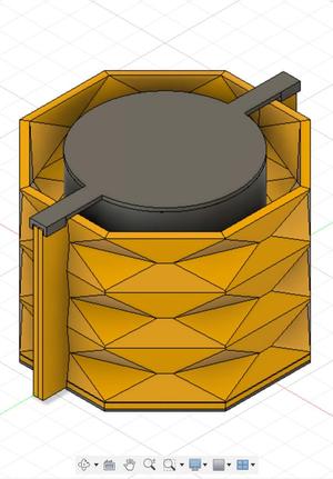 3D print Concrete Pot