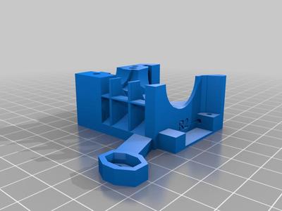 height adjustable (Prusa i3 MK3 X-Carriage with Titan Extruder and Bltouch)