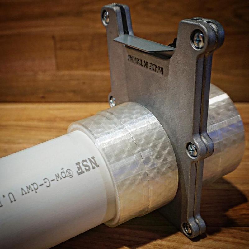 2.5" Dust Collection Blast Gate to 2" PVC Coupler