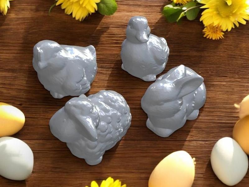 Easter Animal Set - Decorations and Painting