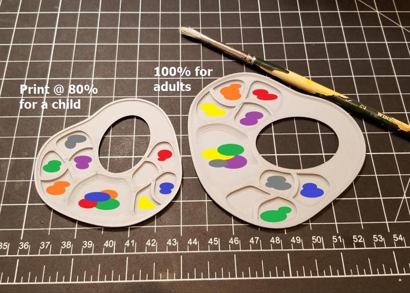 #0056 Mini Paint Palette 2 [with 8 paint compartments]