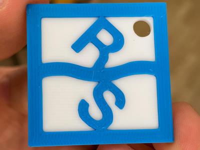 Rohde & Schwarz Logo and Keychain
