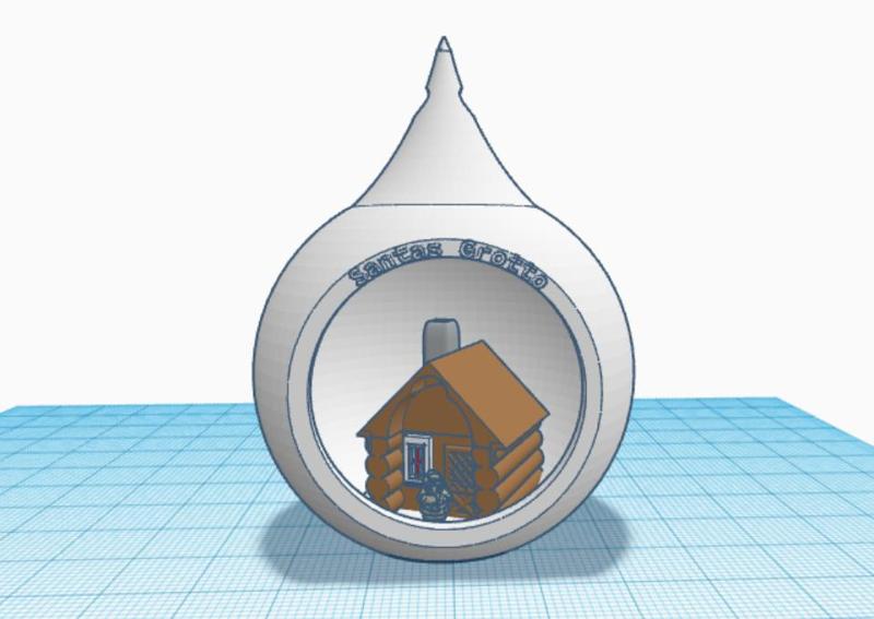 Santa's Grotto Bauble