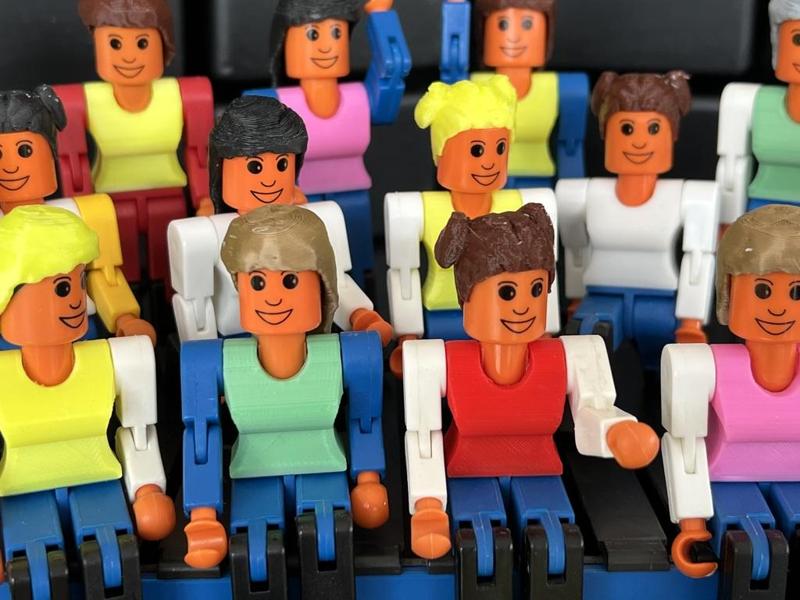 fischertechnik wigs for female puppet