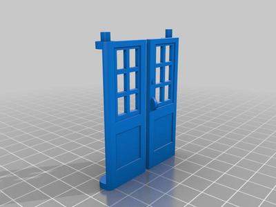 American Plastic Bricks large old doors