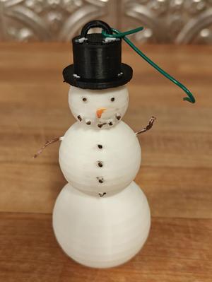 Simple Snowman Ornament