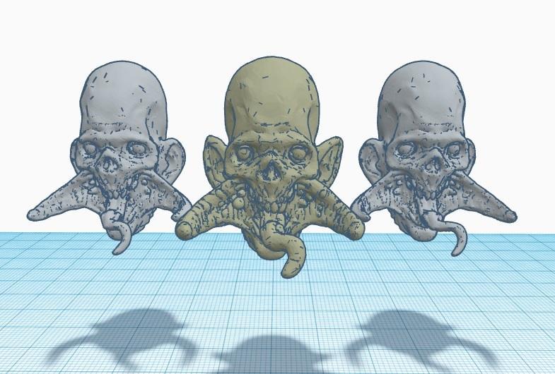 Vampire Mutant Head for Mythic Legions