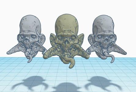 Vampire Mutant Head for Mythic Legions