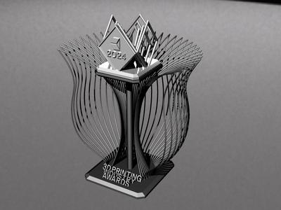 Trophy award 2024 "Flowers realized with lines"
