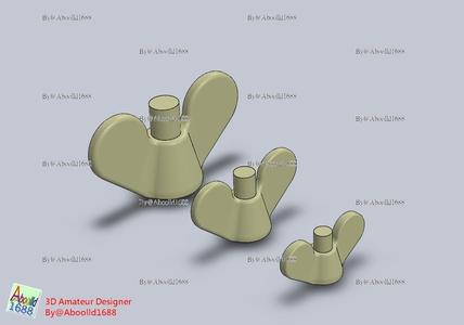 WING NUT FOR ANY TYPE.(STL-35)