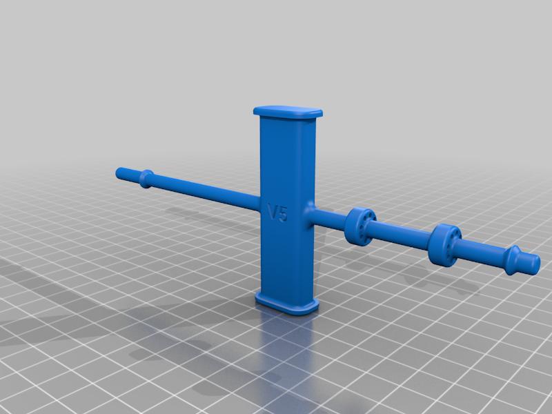 3D Printed DC Motor/Generator - Extended Armature