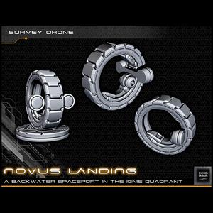 Sci-fi Survey Drone [Support-free]