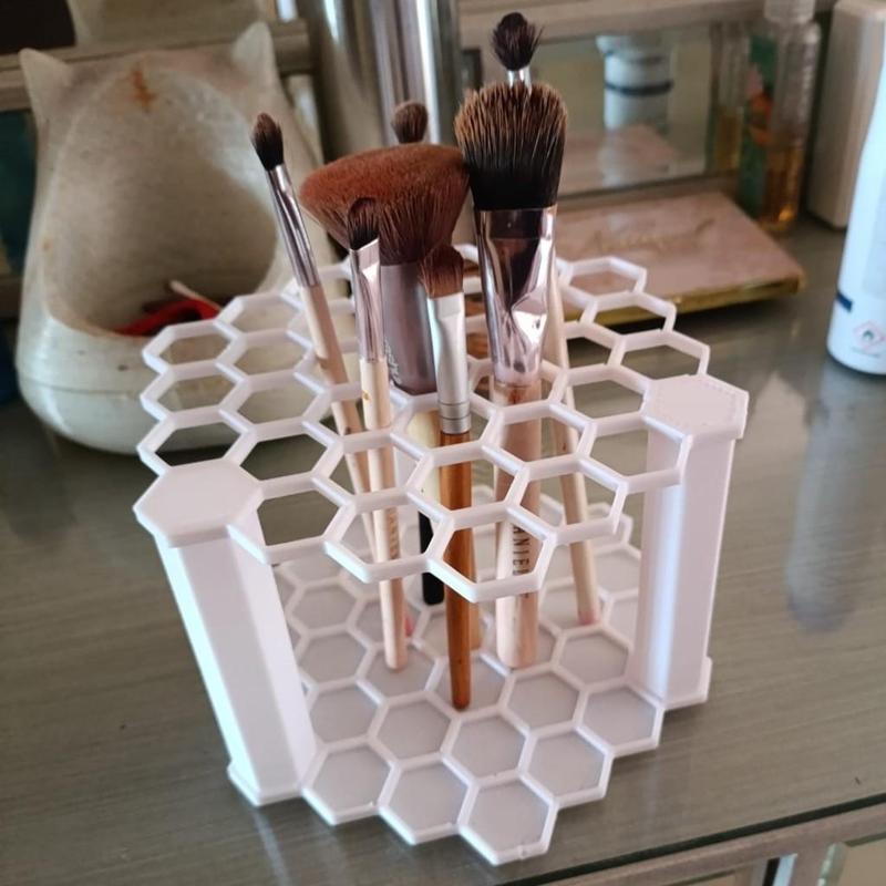 HoneyComb Make-up Brush Storage Holder (Stand brochas)