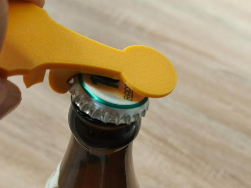 bottle cap + opener + shopping cart coin