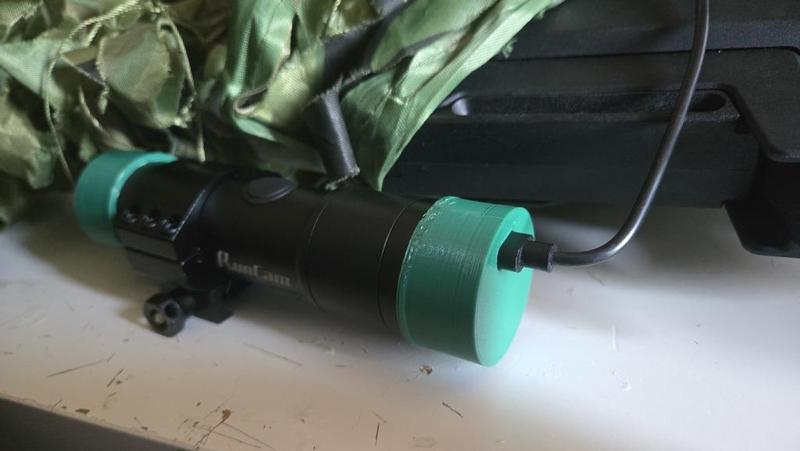 Runcam Scopecam SE lens protector and rear light blocker