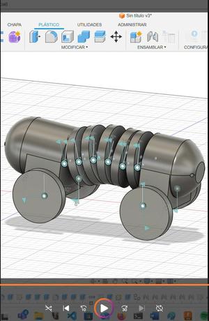 3D Kinetic Caterpillar – Modular Design with Mechanical Movement