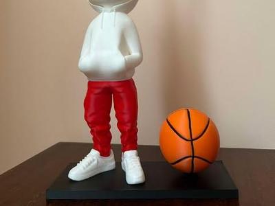 Basketball stand for Urban Bugs Bunny