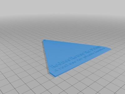 Reduce, reuse, re-print keychain