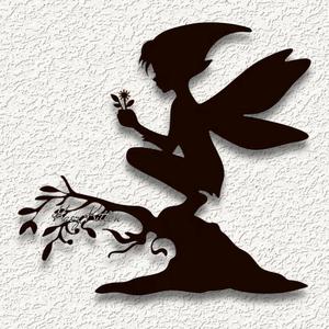 pixie fairy sprite meadow p wall art home decor.stl