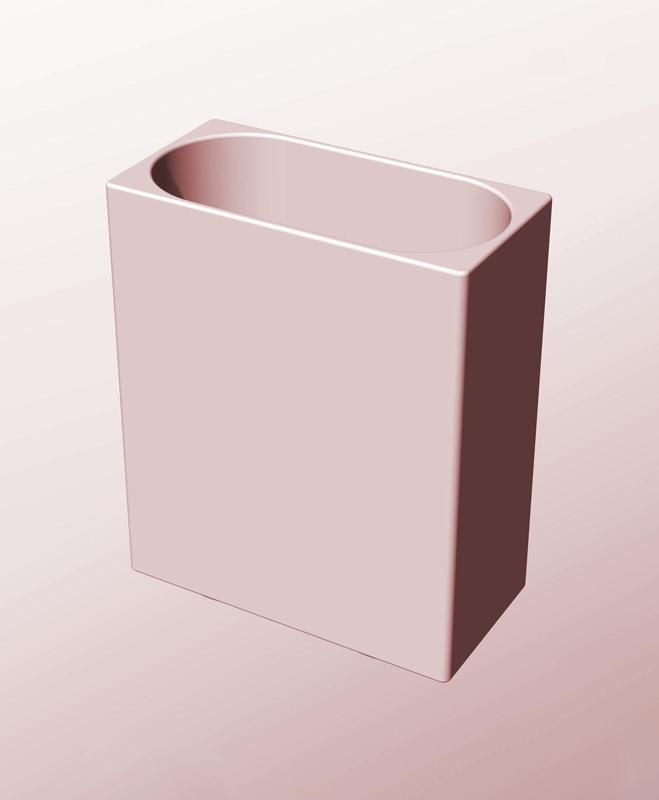 CX68-180 Modular component container for modern decor 3d printing