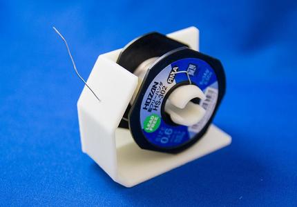 Solder spool holder