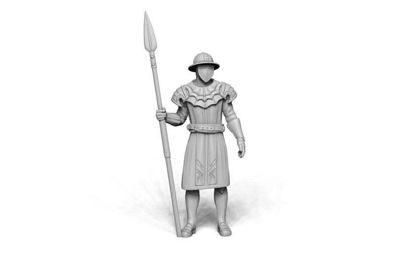 Guard Spearman - Bandits and Knights Vol.2 Kickstarter