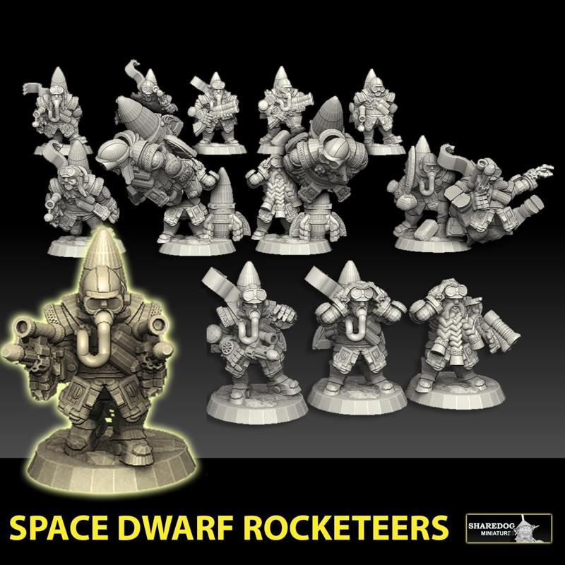 Space Dwarf Rocketeers