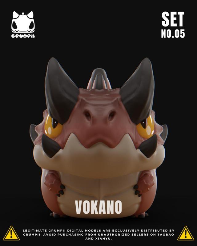 Grumpii 3D Printable Art Toy - Chubbii Series - Set 5