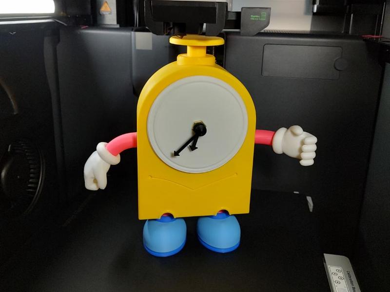 Mr. Time Clock from Dr. Slump (BambuLab 011 kit)