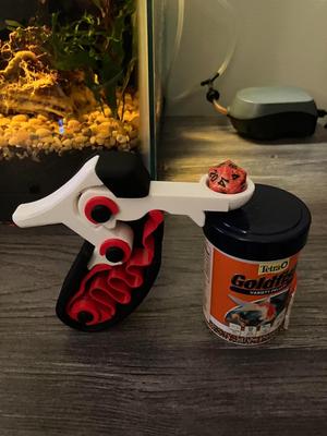catapult attachment for cock and pull fidget toy