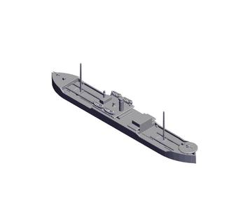 1/1250 Scale 7850 Ton Steel Cargo SS Quistconck.stl