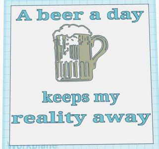 A Beer a Day Sign