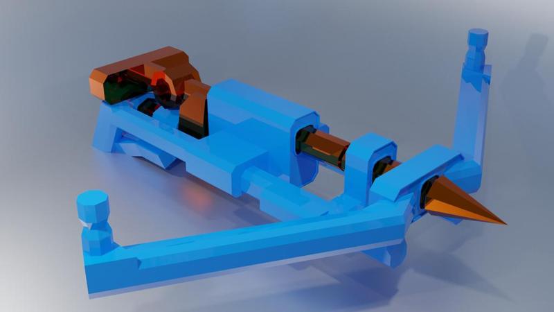 working kinetic crossbow