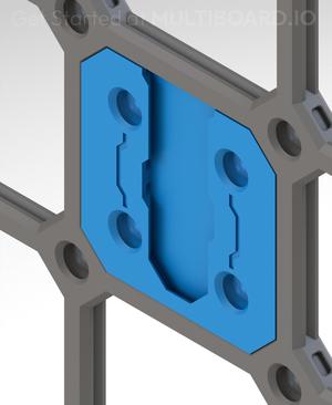 Multipoint Rail - Small Threads - Plate Snap