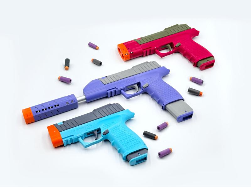 Znc Aus - Compact Nerf Pistol - Up To 200FPS 
