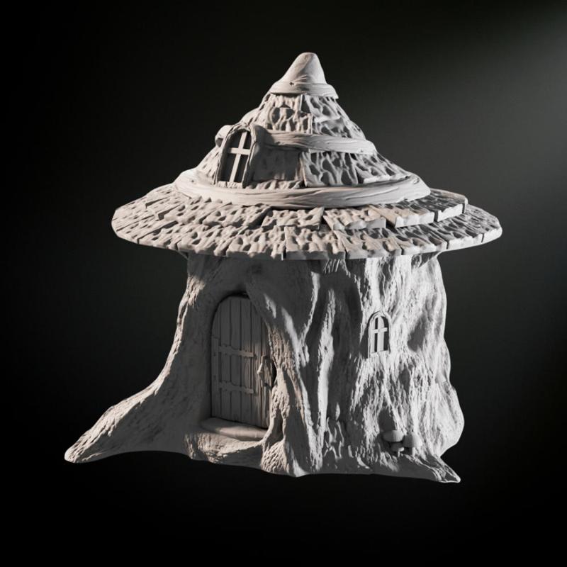 Tree Stump Fantasy House