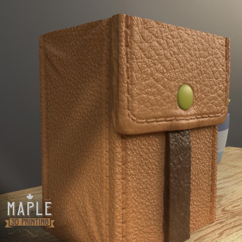 TCG Deck Box - Leather Pouch - Support Free