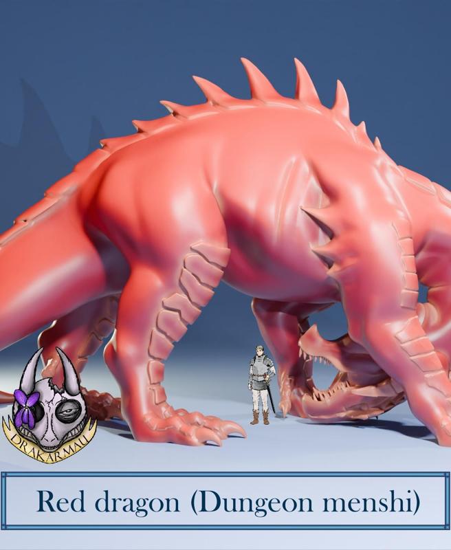Red Dragon Fanart | Dungeon Menshi (Delicious in Dungeon)
