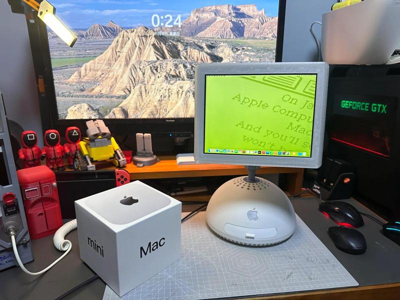 Mac mini M4 for iMac G4