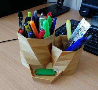 Double pencil cup / holder