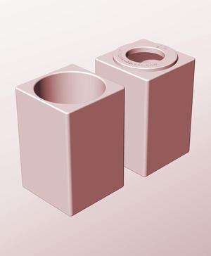 CS68-115-P Modular pierced component container modern decor
