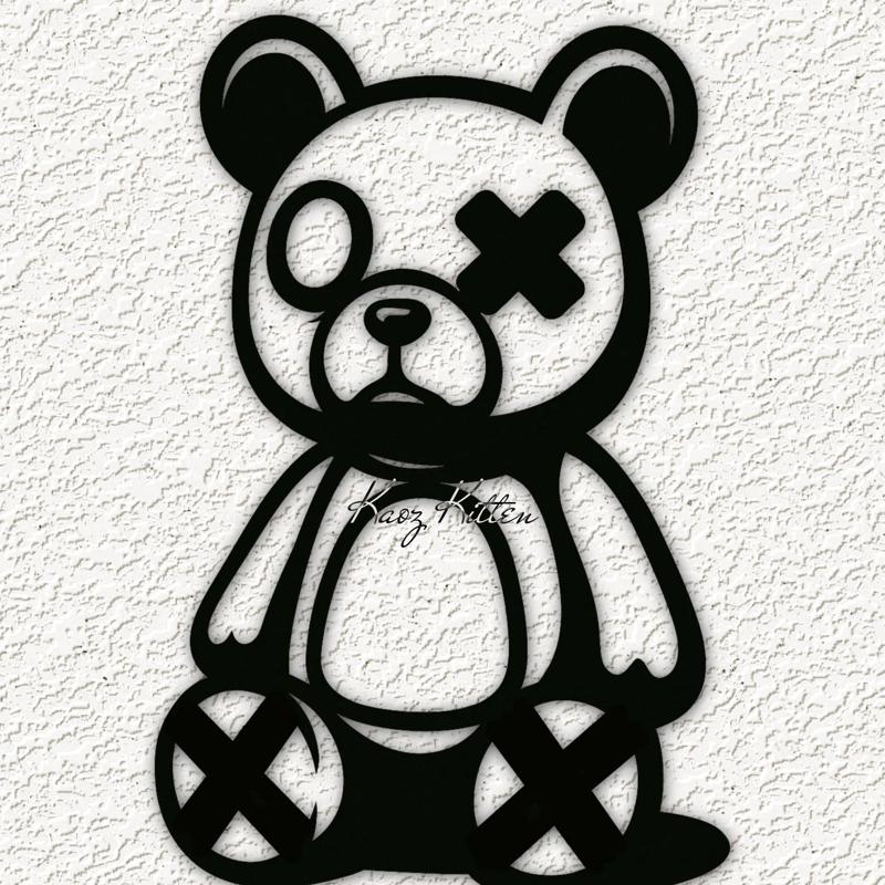 voodoo bear 4 wall art home decor