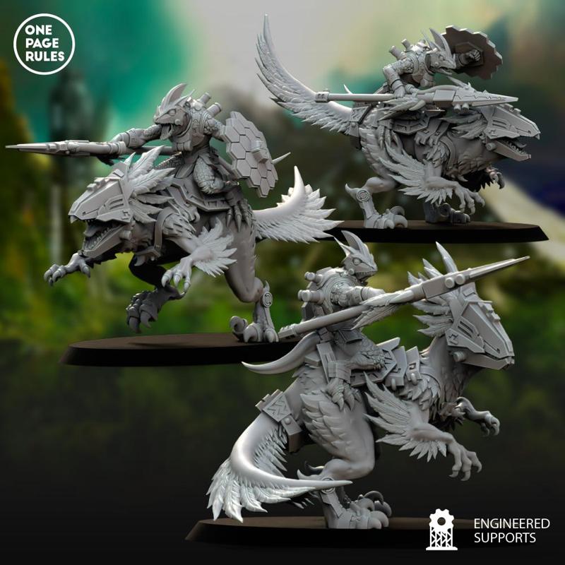 Deinonychus Riders - Saurian Starhost