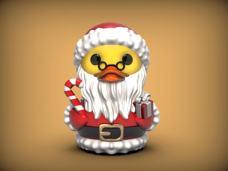 Santa Claus Christmas Rubber Duck
