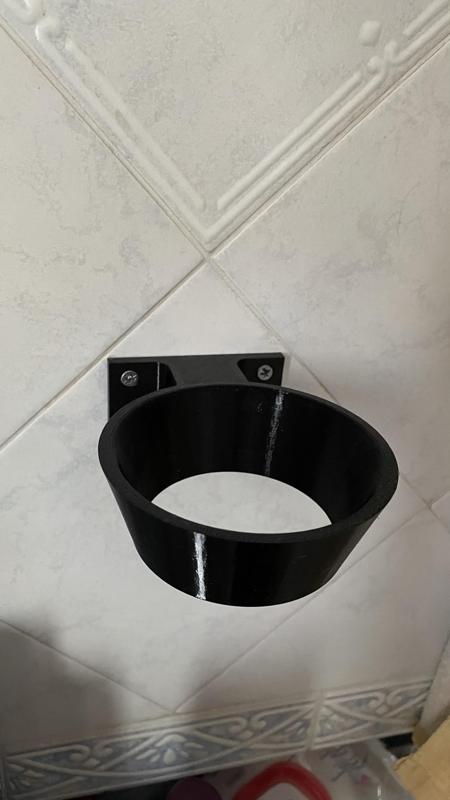 Wall mounted hair dryer