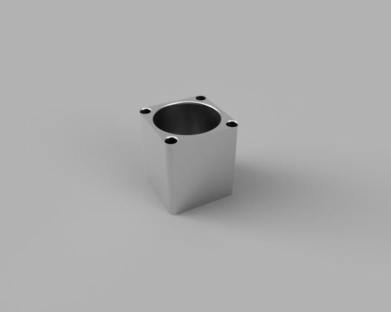 water cup with brush holder