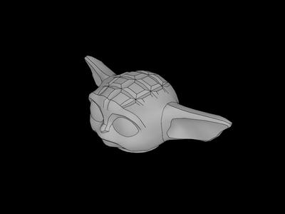 Lego Compatible (73125.dat) Minifig Baby Head Grogu